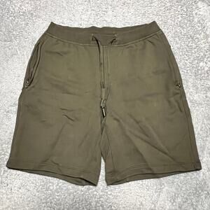 Lululemon Shorts Mens Medium Relaxed Fit French Terry Short M7AXWS Green